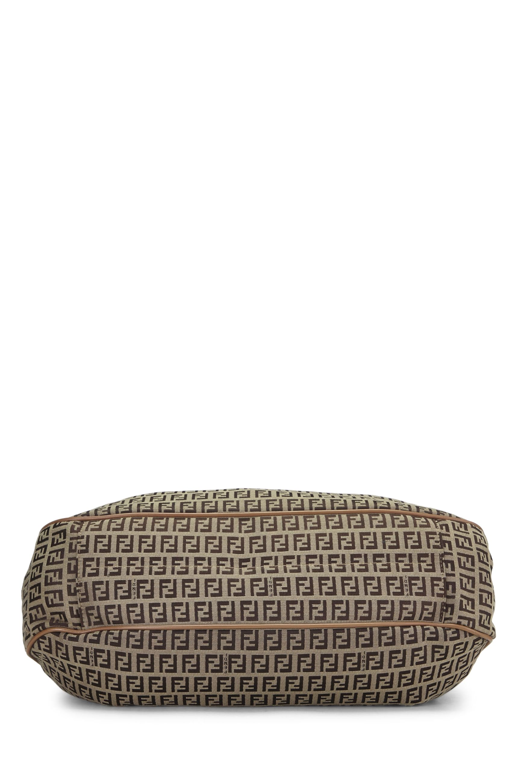 Fendi, Brown Zucchino Shoulder Bag Large, Brown