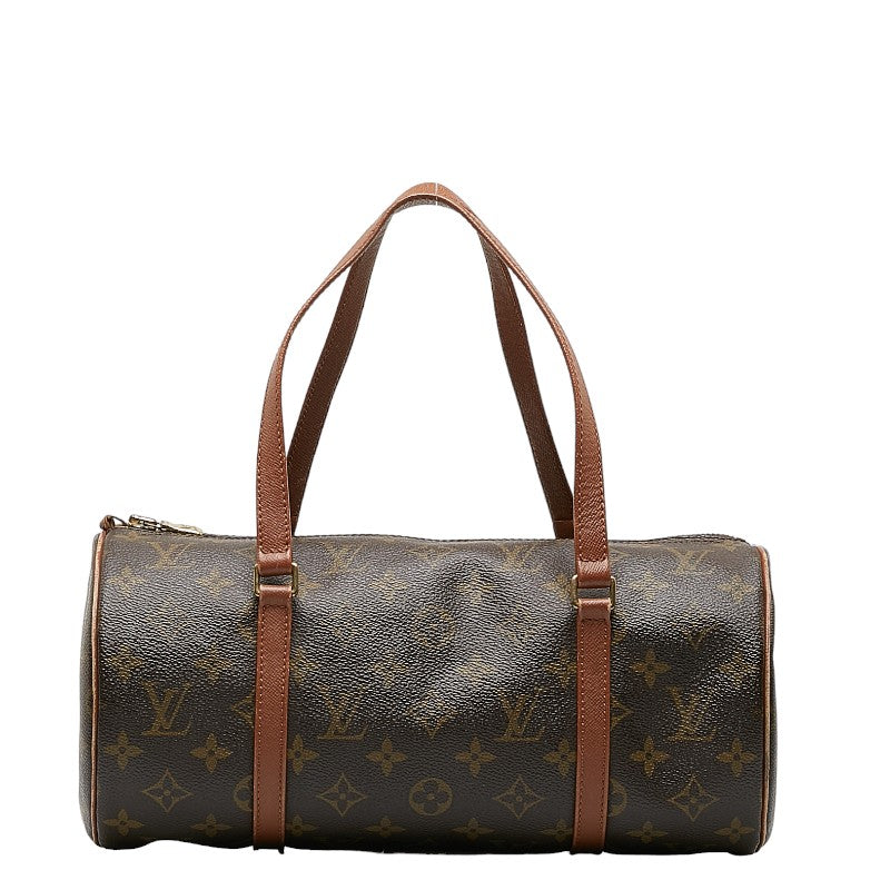 Louis Vuitton Monogram Papillon 30 Shoulder Bag M51365 Brown PVC Leather Louis Vuitton