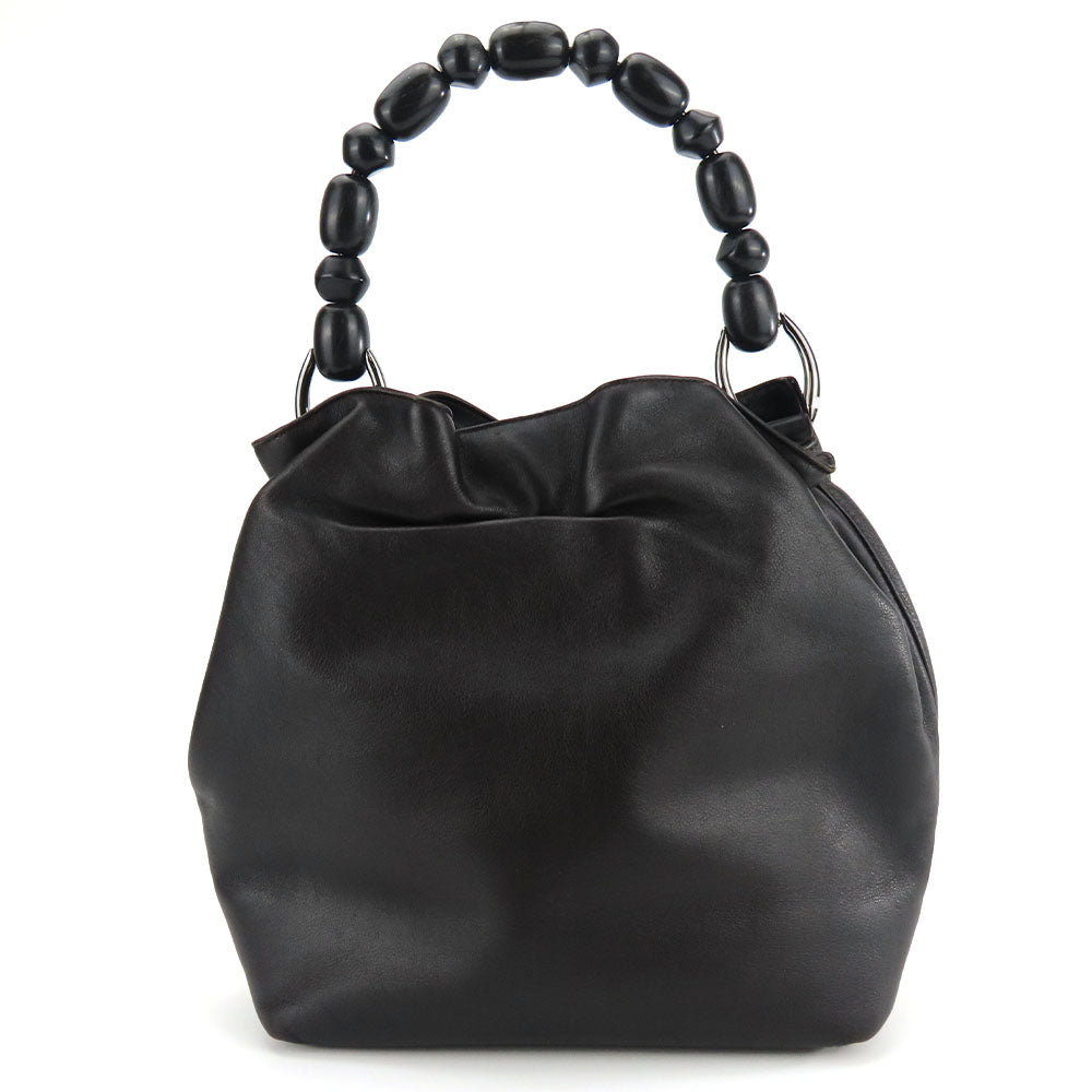 Christian Dior Handbag leather Dark brown type Women