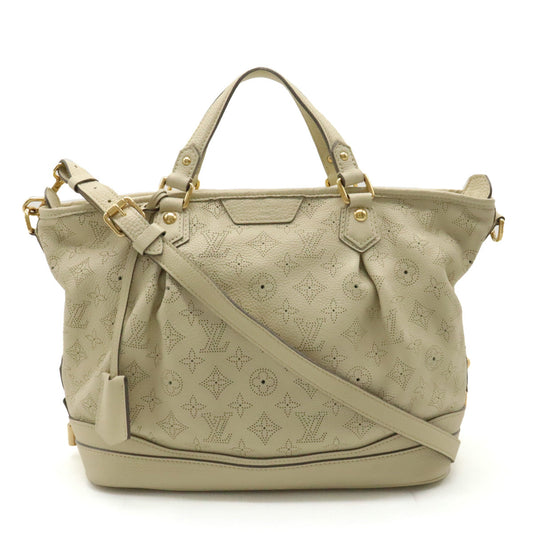 LOUIS VUITTON Louis Vuitton Monograms Stella PM Torta Bag 2WAY Carf Leather Run Beige M93067