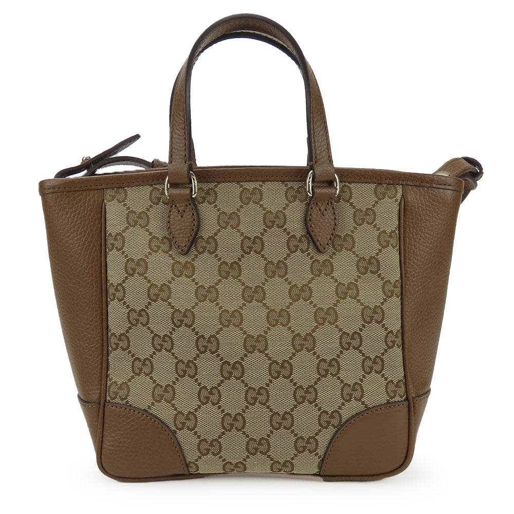 Gucci GG Canvas Leather 2way Handbag