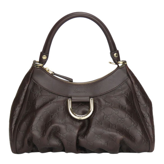 Gucci Abbey Sima leather Handbag