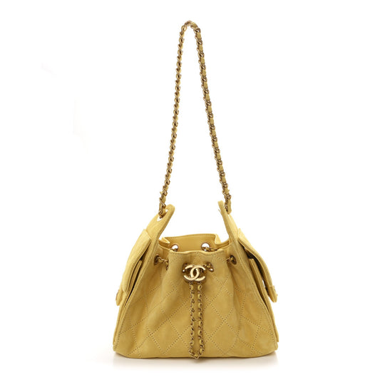 Chanel Suede Quilted Mini Chanel 25 Handbag - Rovelle Bags