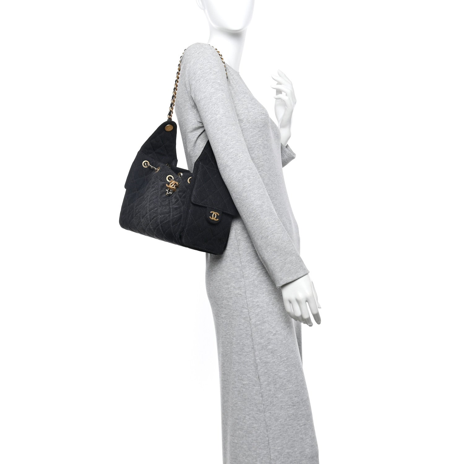 Chanel Washed Quilted Small Chanel 25 Handbag - Rovelle Bags