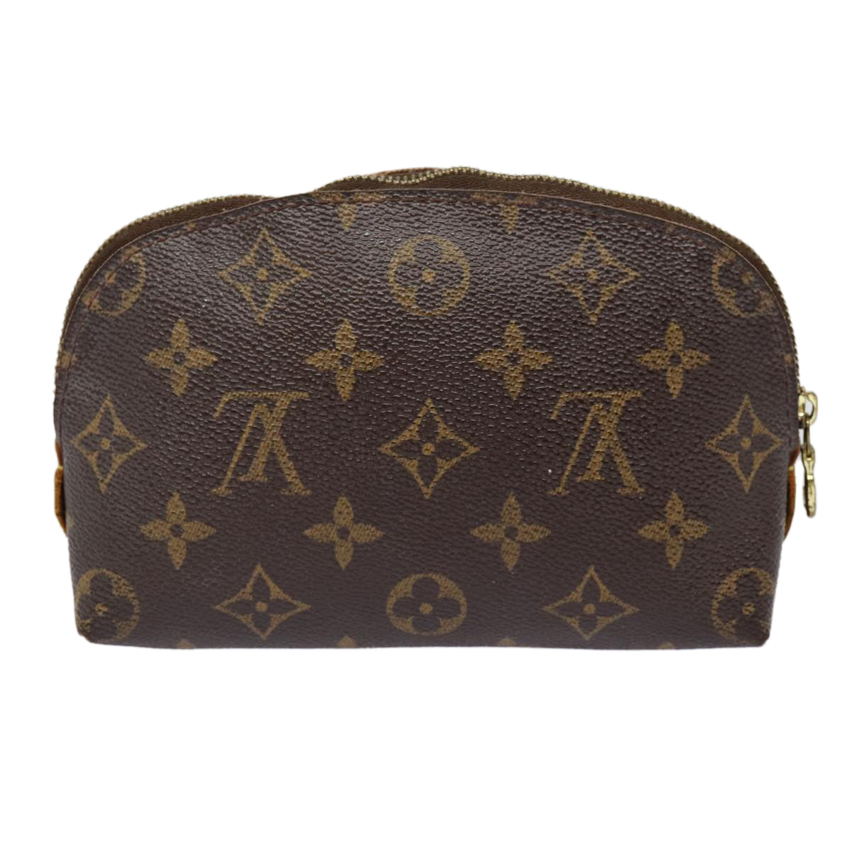 LOUIS VUITTON Monogram Pochette Cosmetic PM Cosmetic Pouch M47515 LV Auth 85663