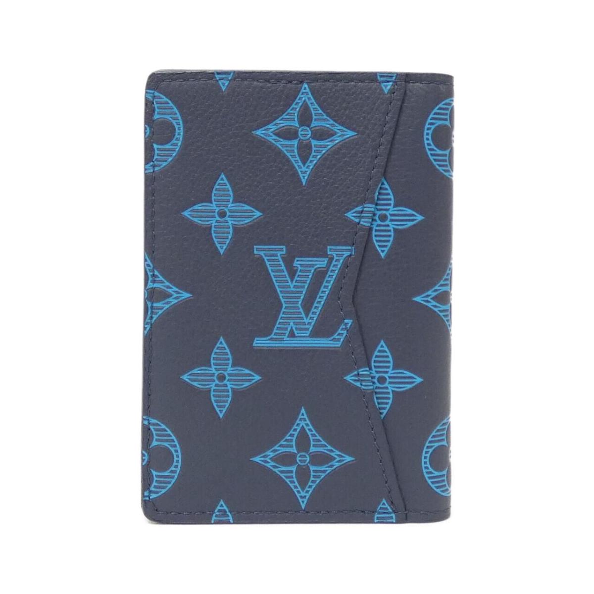 Louis Vuitton Monogram Shadow Organizer Du Push M82324 Card Case