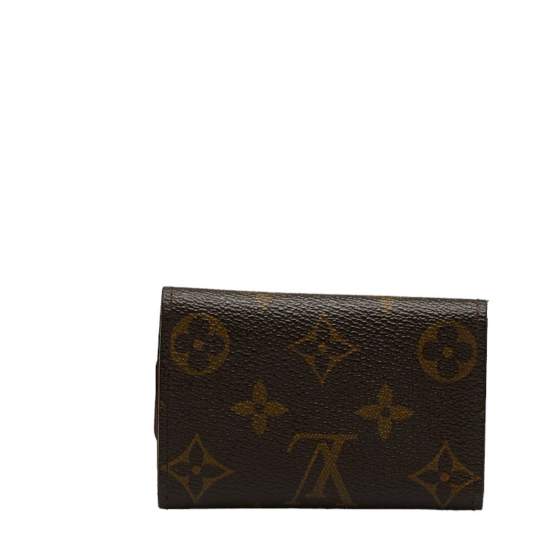 Louis Vuitton Monogram Multicle 6 Keycase M62630 Brown PVC Leather Louis Vuitton