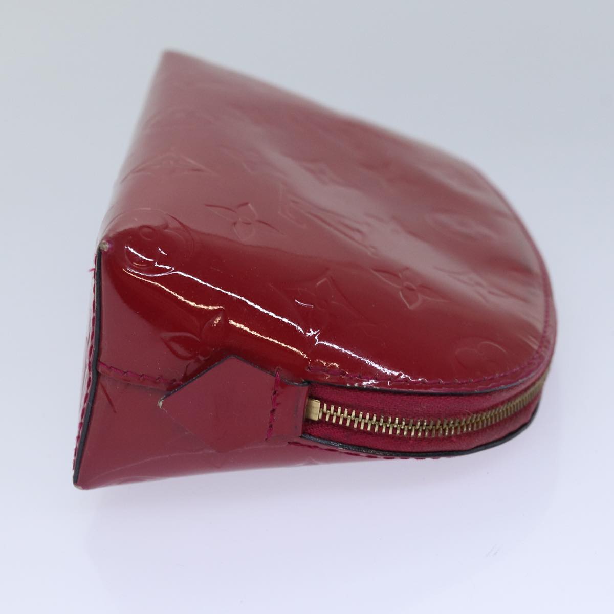 LOUIS VUITTON Monogram Vernis Pochette Cosmetic Pouch M90009 LV Auth 86031
