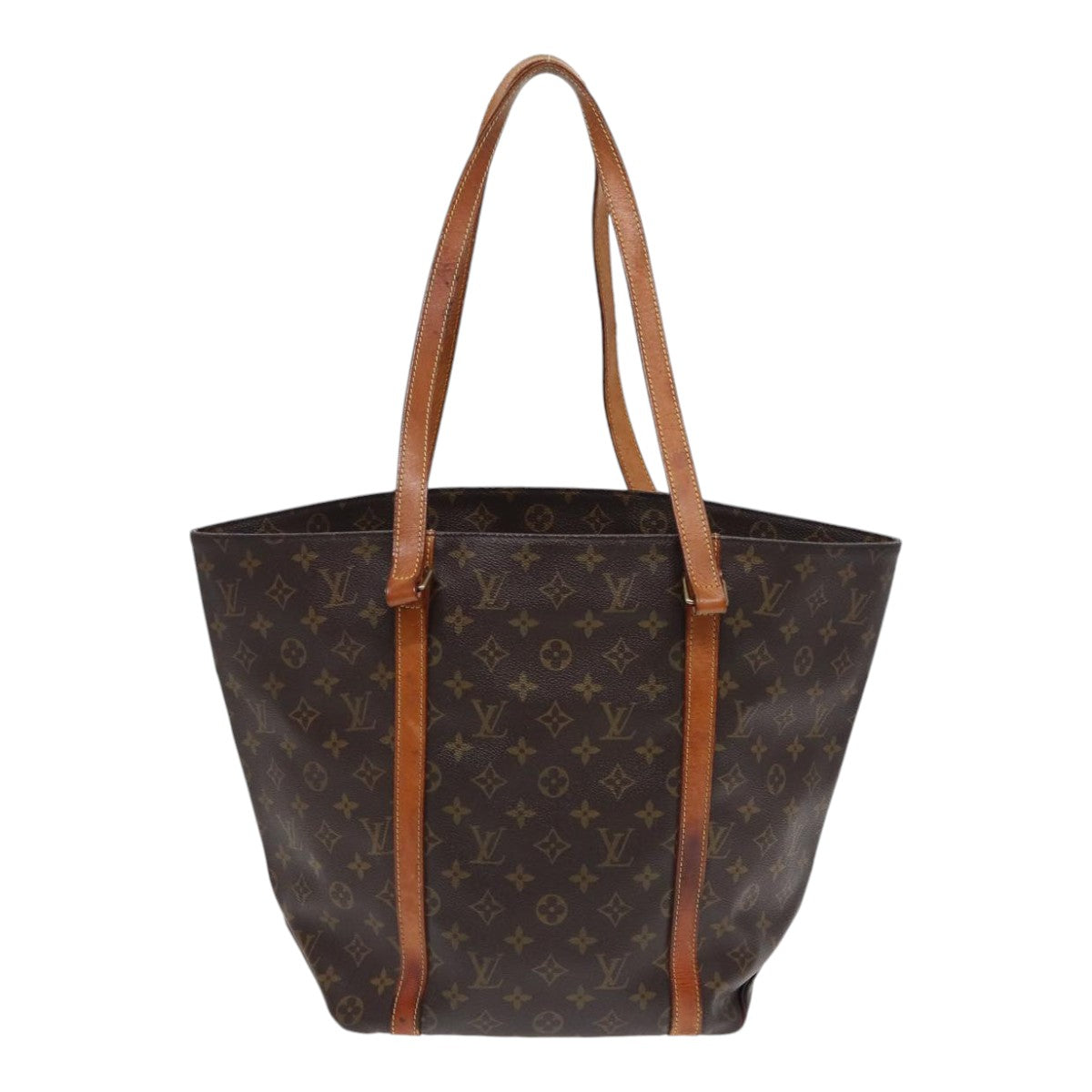 LOUIS VUITTON Monogram Sac Shopping Tote Bag M51108 LV Auth 86034