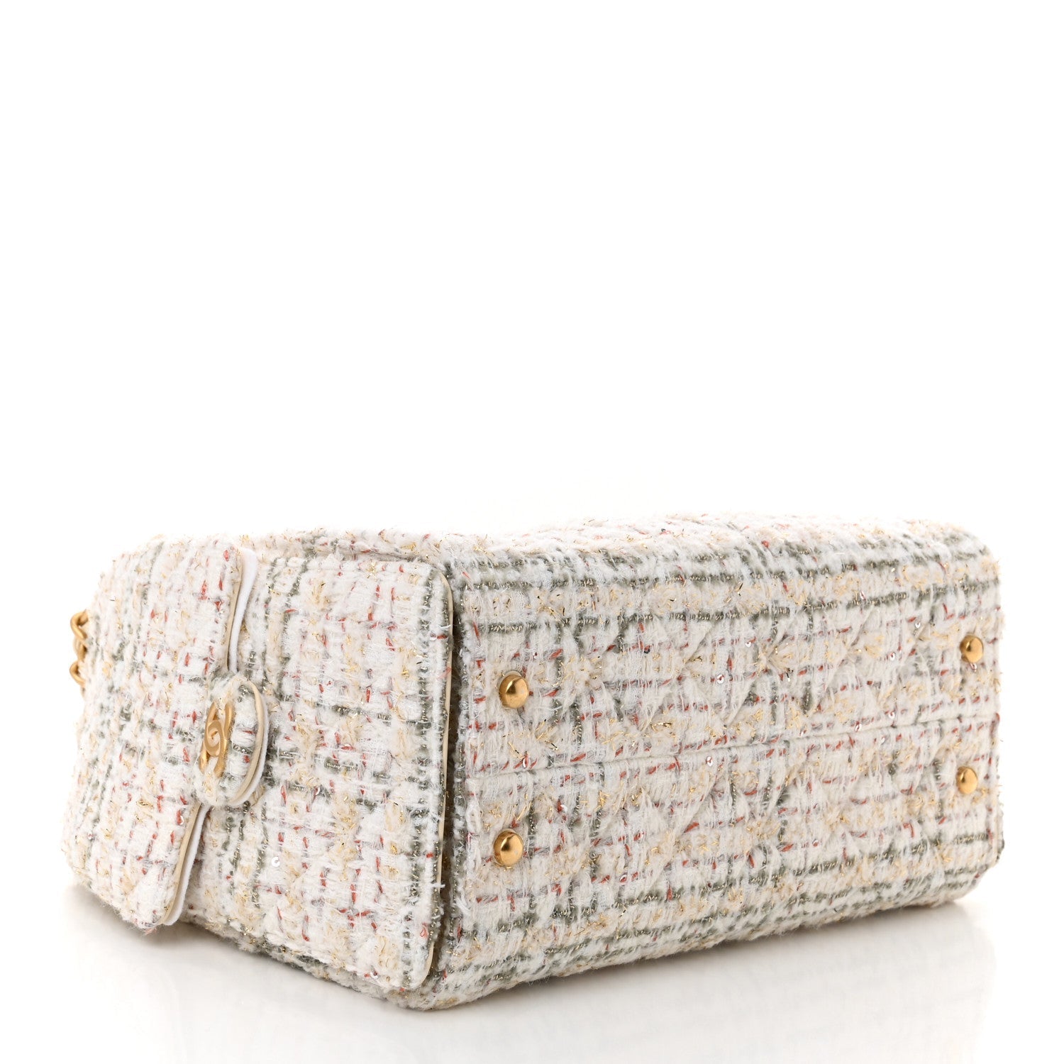 Chanel Tweed Quilted Small Chanel 25 Handbag - Rovelle Bags