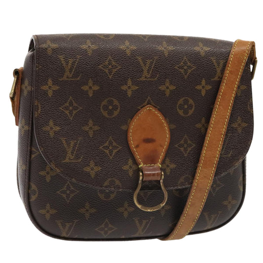 LOUIS VUITTON Monogram Saint Cloud GM Shoulder Bag M51242 LV Auth 86679