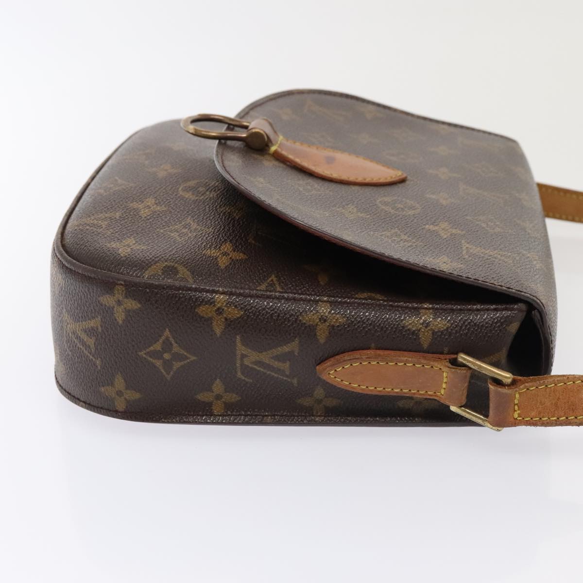 LOUIS VUITTON Monogram Saint Cloud GM Shoulder Bag M51242 LV Auth 86679