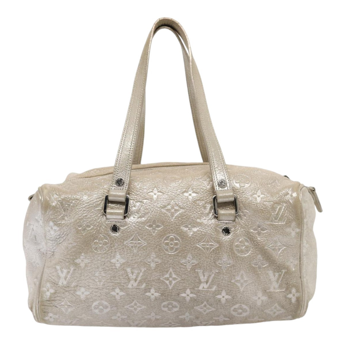 LOUIS VUITTON Monogram Shimmer Comet Shoulder Bag Silver M95818 LV Auth 87612