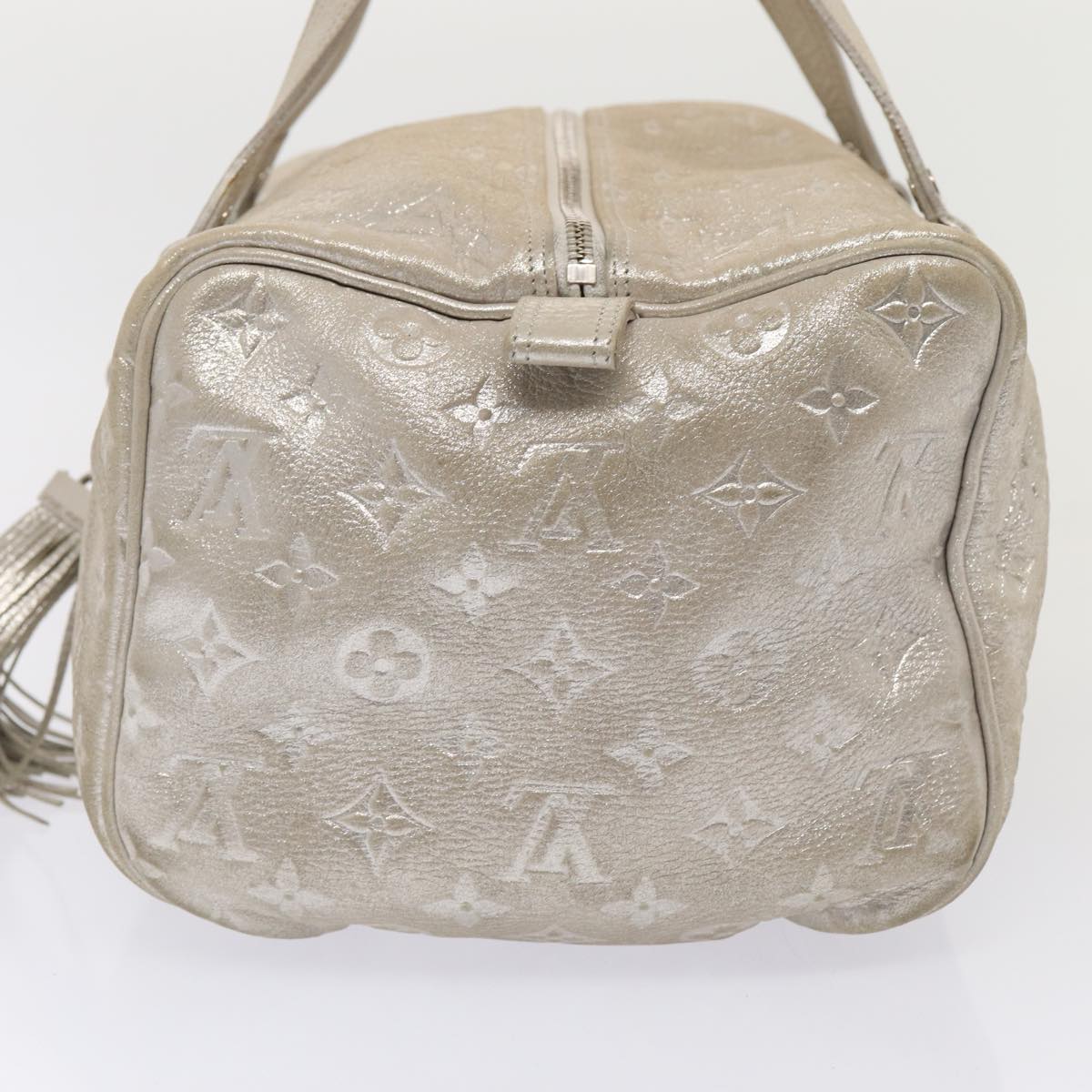 LOUIS VUITTON Monogram Shimmer Comet Shoulder Bag Silver M95818 LV Auth 87612