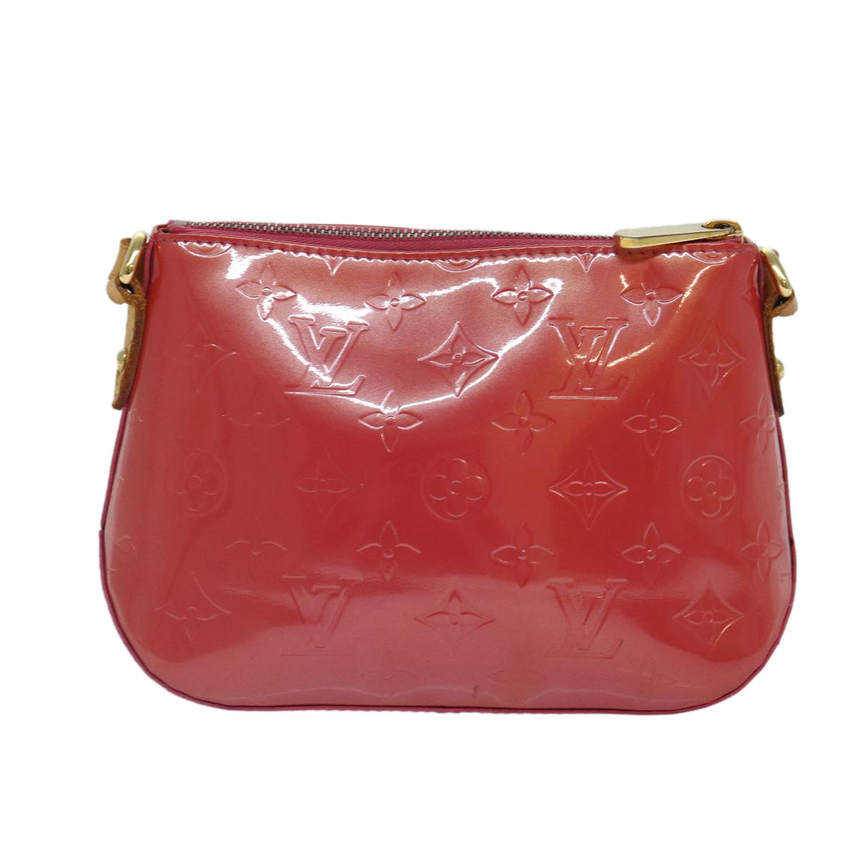 LOUIS VUITTON Monogram Vernis Minna Street Bag Pink Fran Boise M9146F Auth 87739
