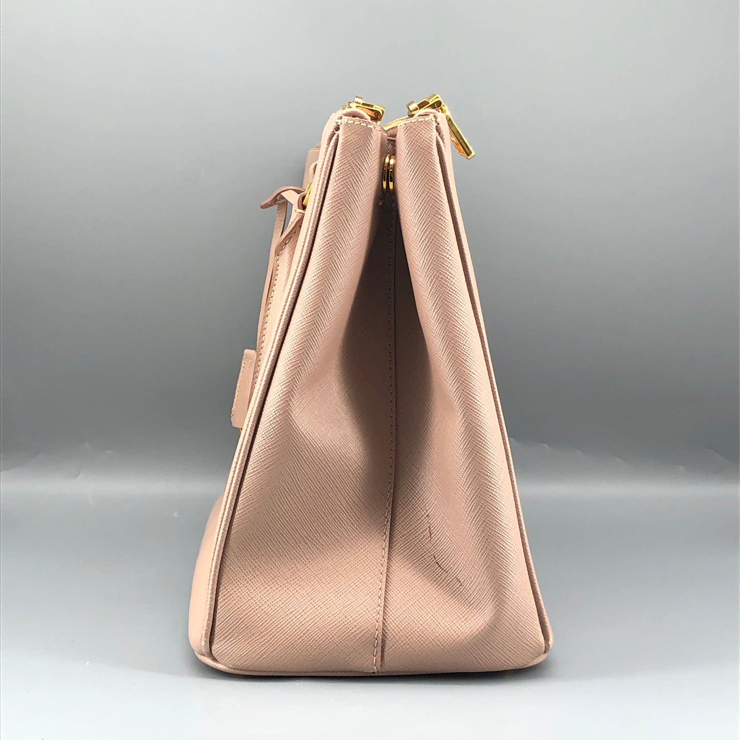Prada Nude Saffiano Leather Galleria Large Tote Bag