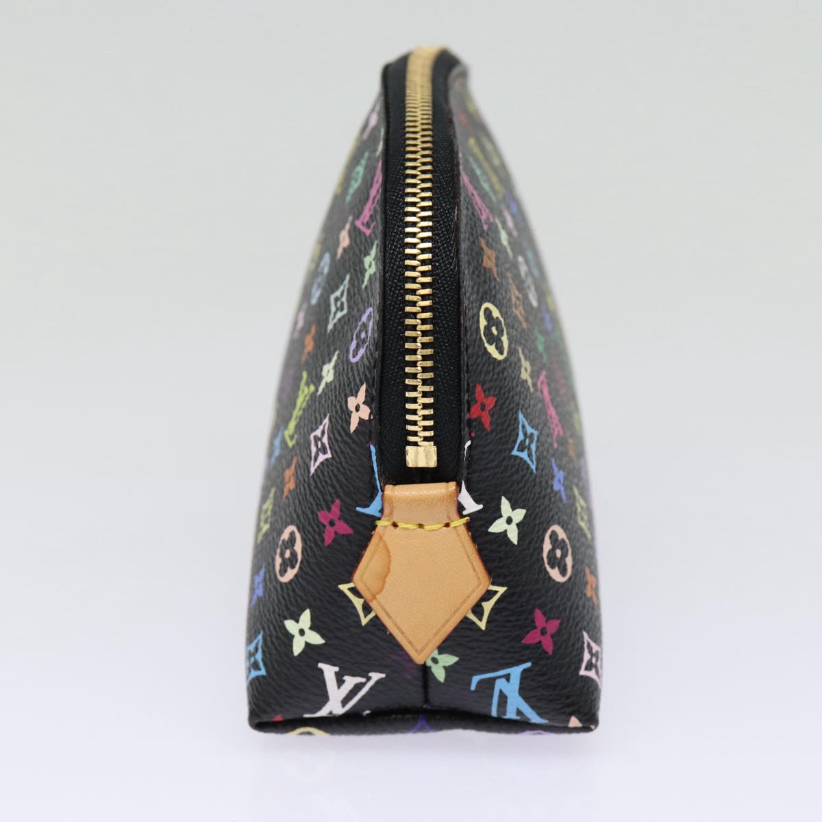 LOUIS VUITTON Monogram Multicolor Pochette Cosmetic Pouch M47355 LV Auth 88030A