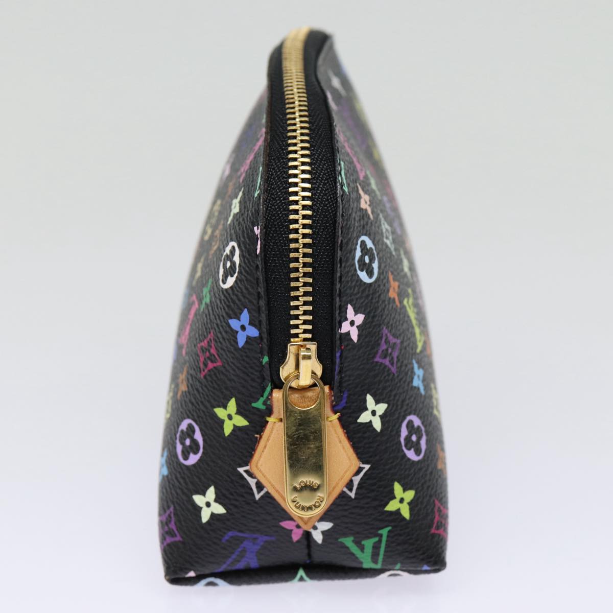 LOUIS VUITTON Monogram Multicolor Pochette Cosmetic Pouch M47355 LV Auth 88030A