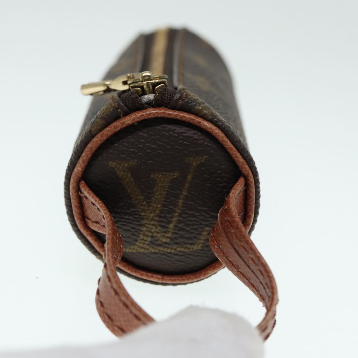 LOUIS VUITTON Monogram Etui 3 Ball de Golf Pouch M58249 LV Auth 88053