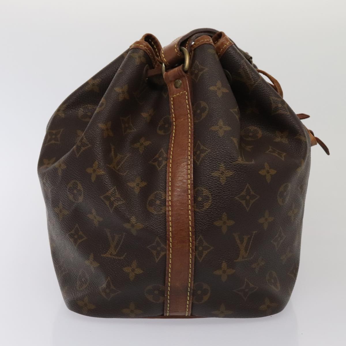 LOUIS VUITTON Monogram Petit Noe Shoulder Bag M42226 LV Auth 88351