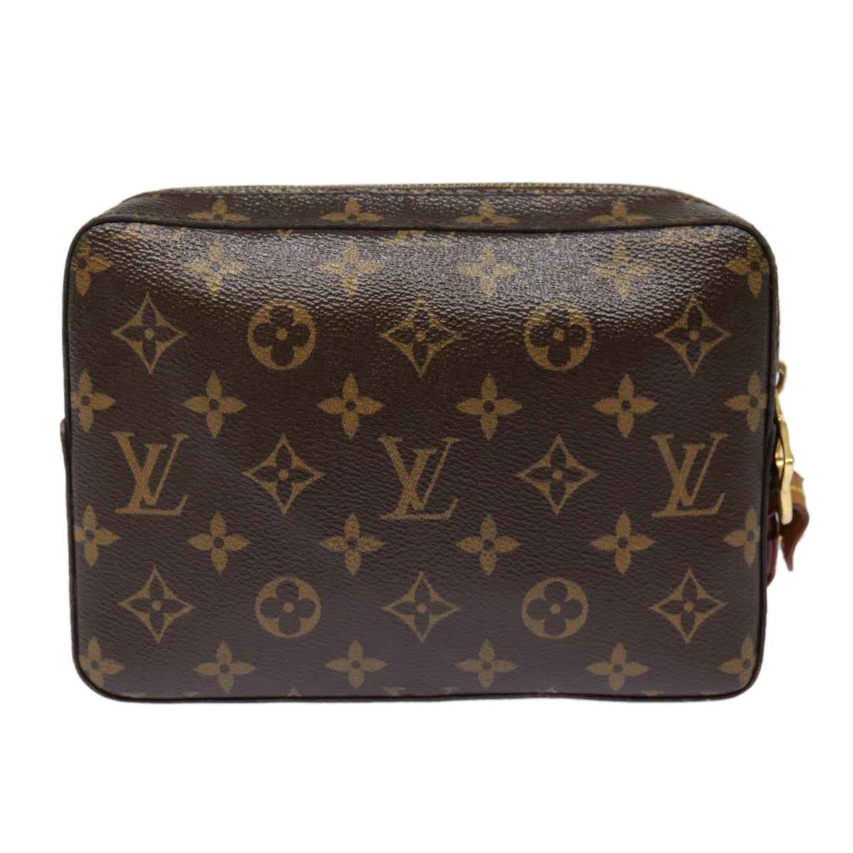 LOUIS VUITTON Monogram Soft Trunk Posh Clutch Bag M44779 LV Auth 88388