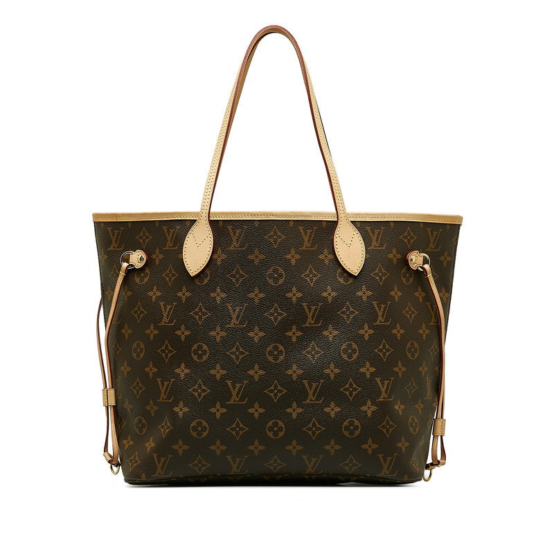 Louis Vuitton Monogram Newark MM Shoulder Bag M40156 Brown PVC Leather Louis Vuitton