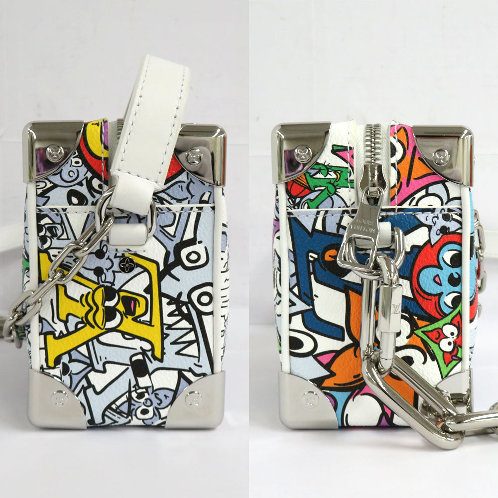 Louis Vuitton M82008 Monogram Comic 2023 Supreme Summer Collection Crossbody White Multicolor Chain Leather Mens