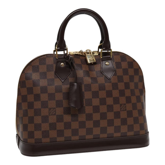 LOUIS VUITTON Damier Ebene Alma PM Hand Bag N53151 LV Auth 88894SA
