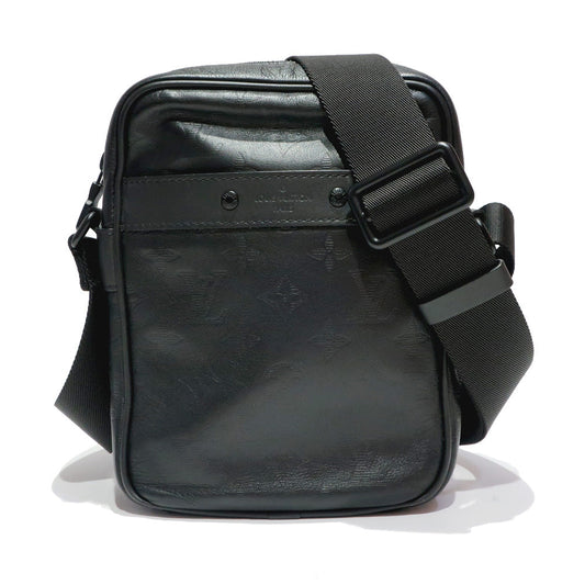 Louis Vuitton M43681 Monogram Shadow Bag Black Leather Mens