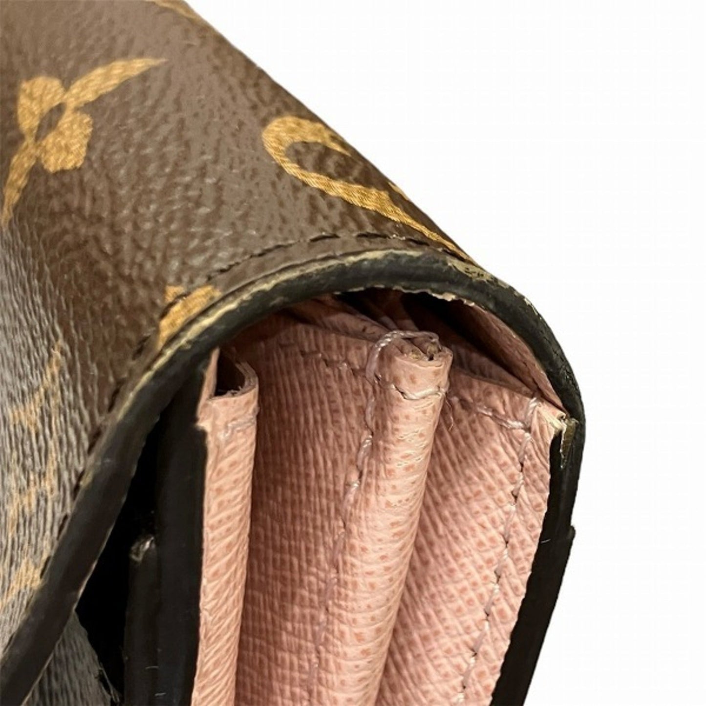 Louis Vuitton Monogram pink Monogram Long Wallet (Bi-Fold)