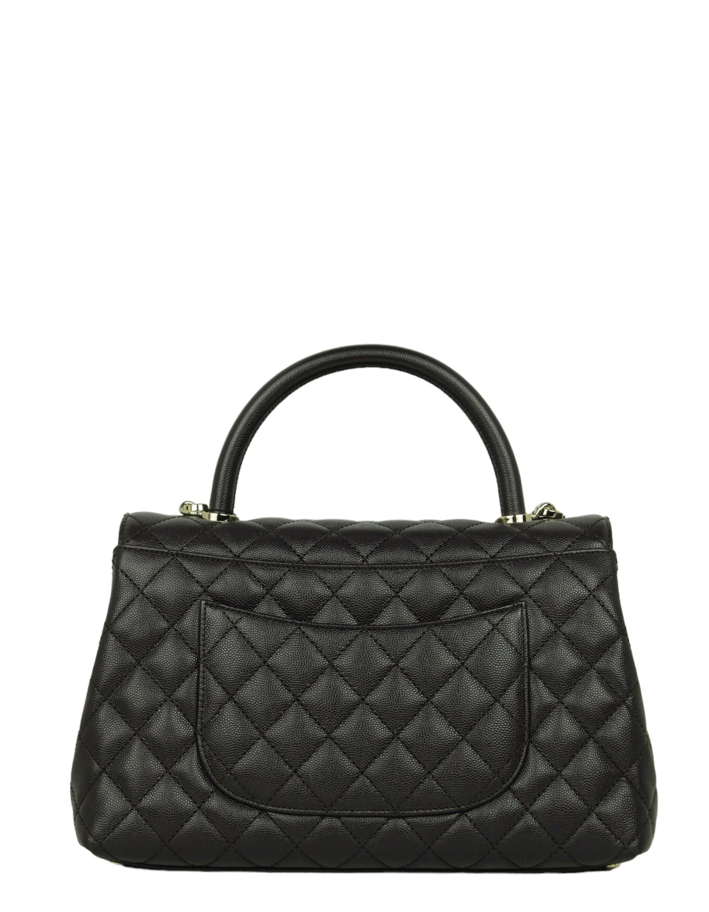 Chanel 2024 Brown Caviar Small Coco Flap Bag - Rovelle Bags