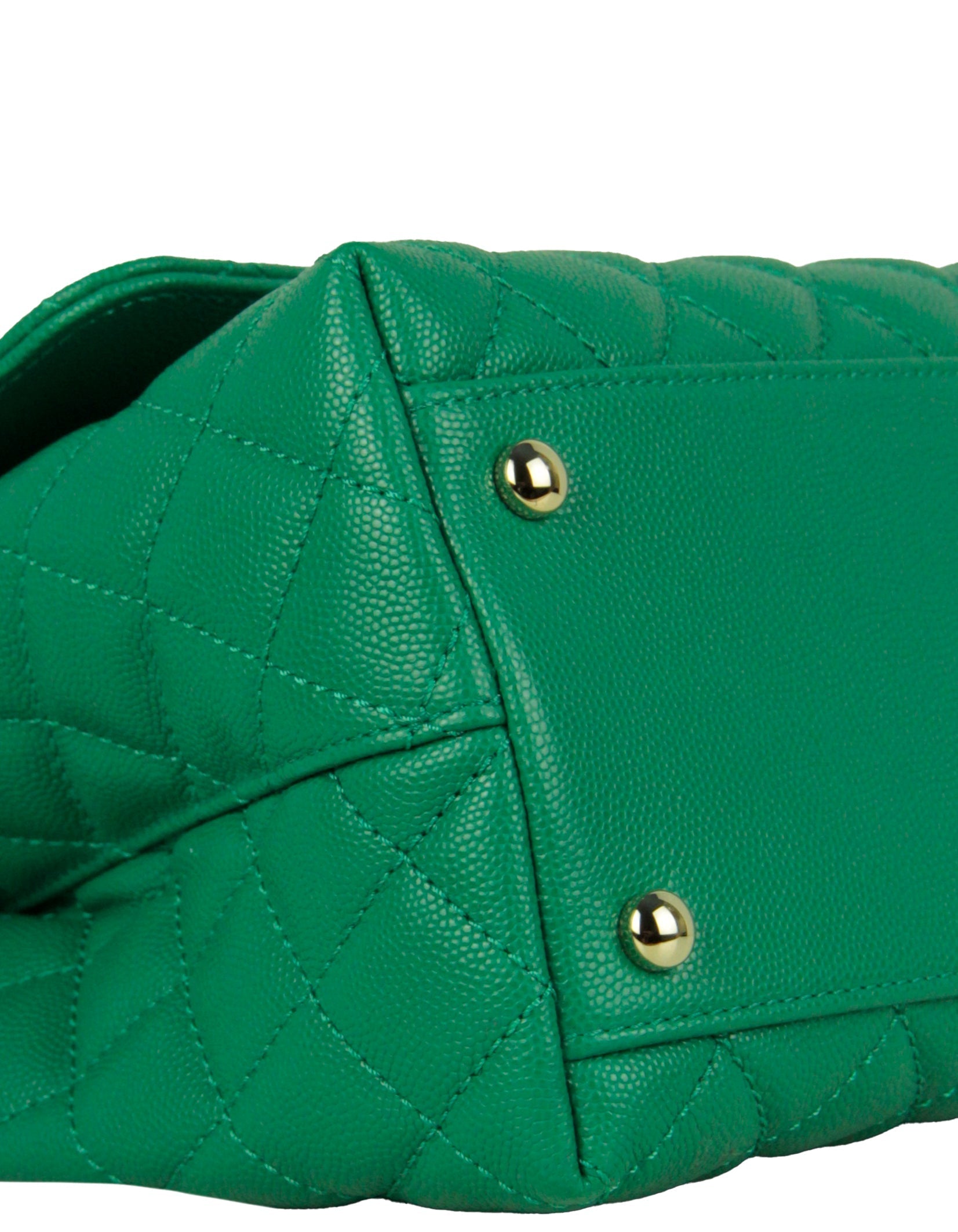 Chanel 2022 Green Caviar Quilted Small Flap Bag - Rovelle Bags