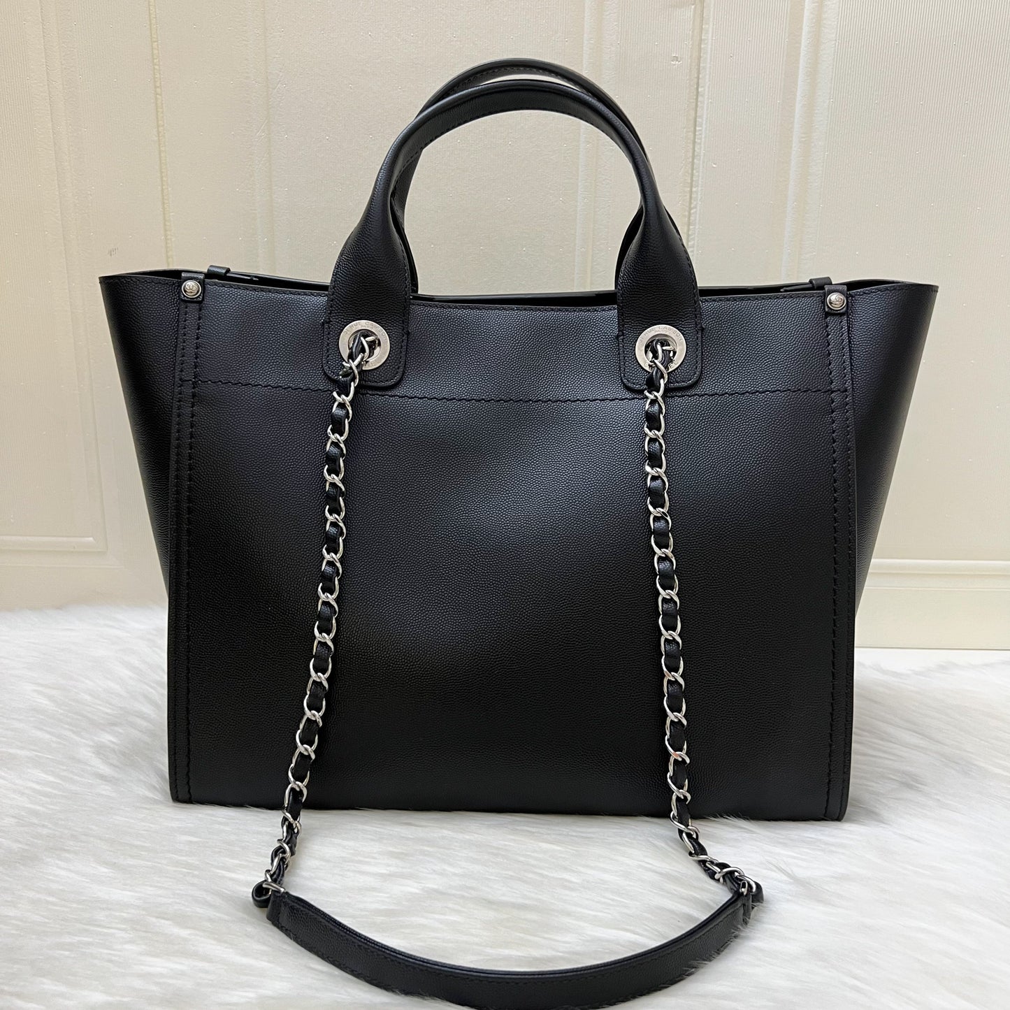 Chanel Small / Medium Deauville Tote Tote Bag - Rovelle Bags