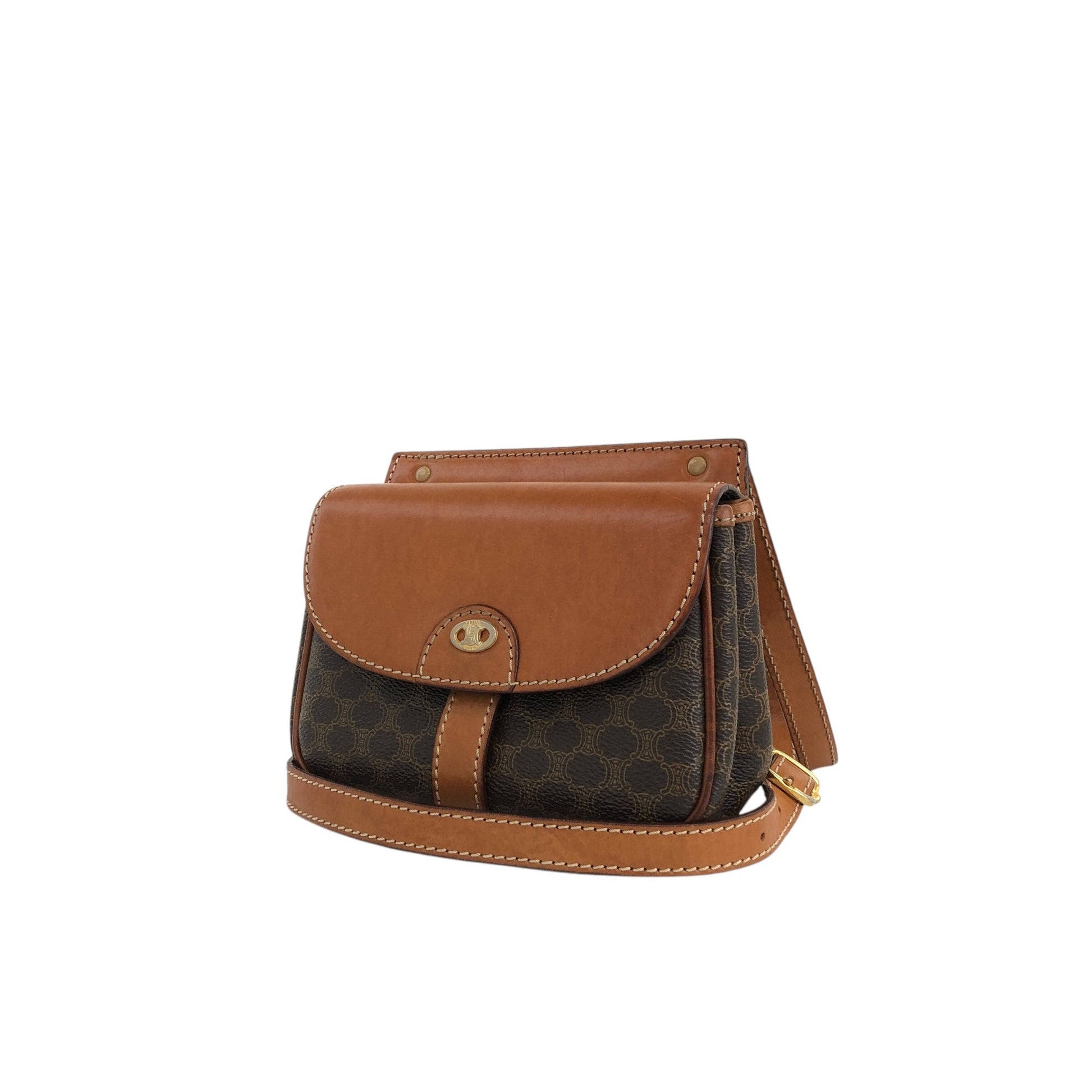 CELINE Shoulder bag Brown nwujcb