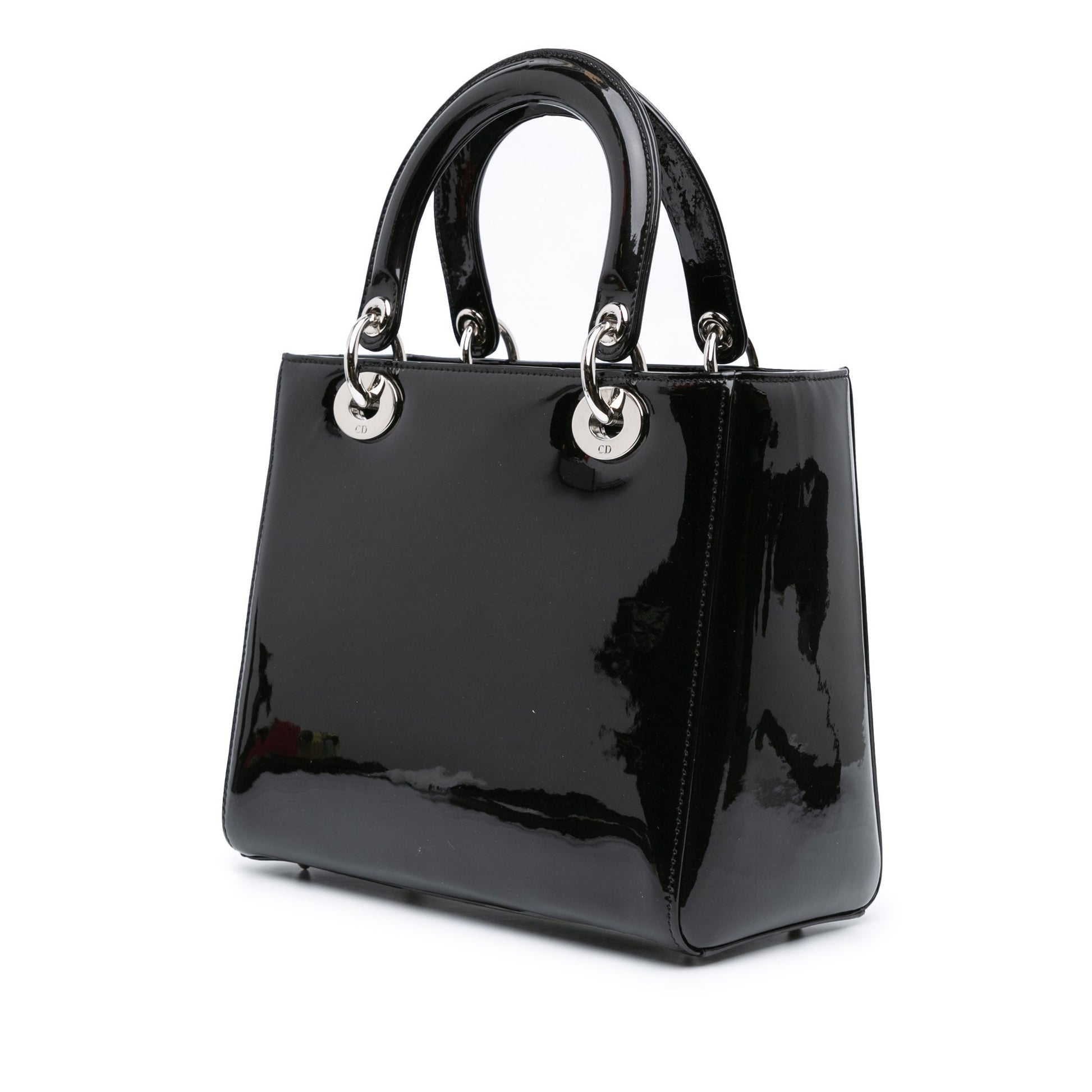 Dior Lady Dior Leather Shoulder Bag