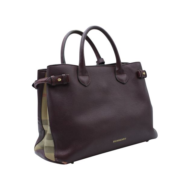 Burberry Check Tote - Rovelle Bags
