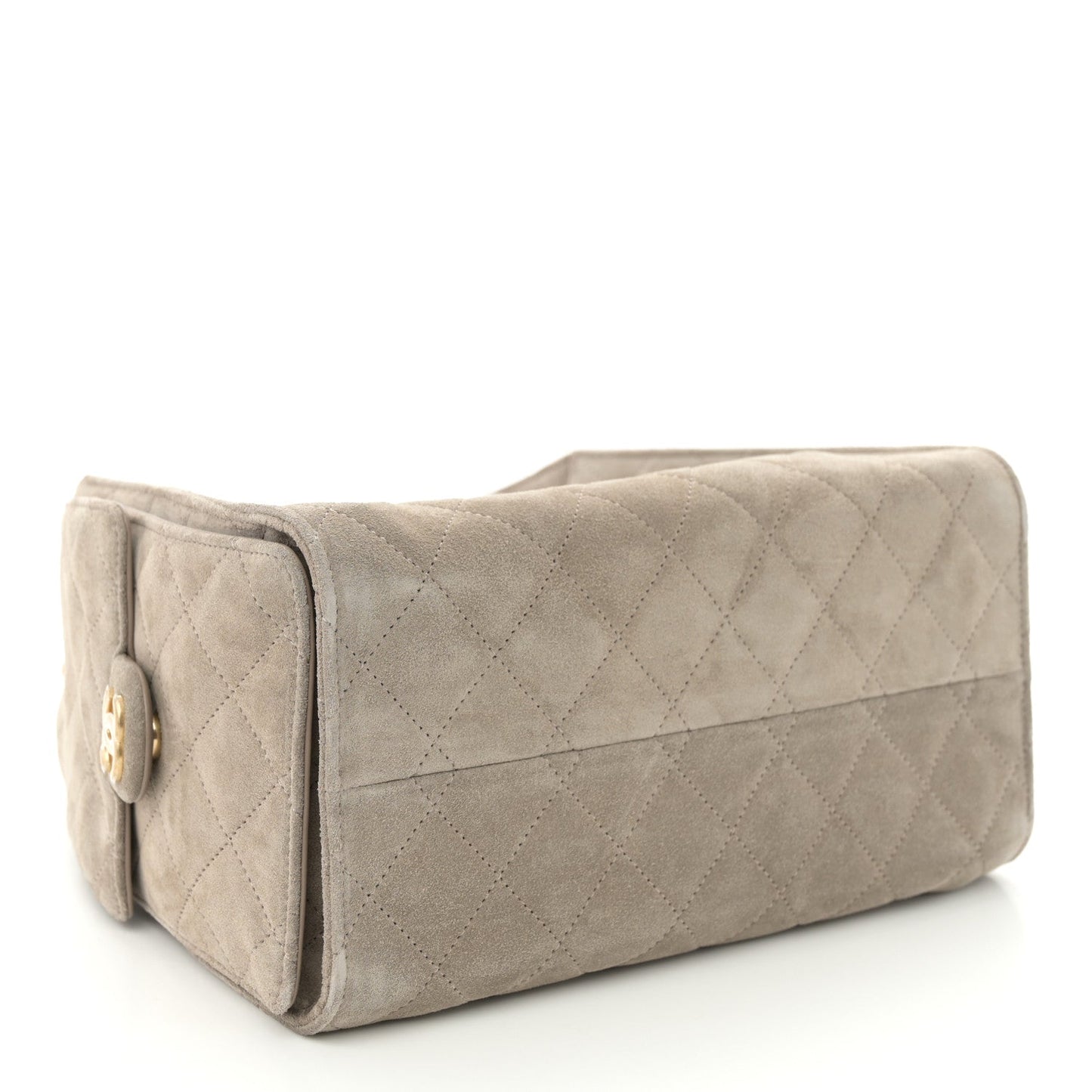 Chanel Suede Quilted Small Chanel 25 Handbag - Rovelle Bags
