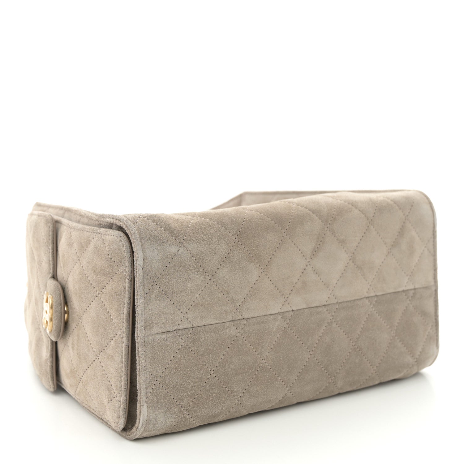 Chanel Suede Quilted Small Chanel 25 Handbag - Rovelle Bags