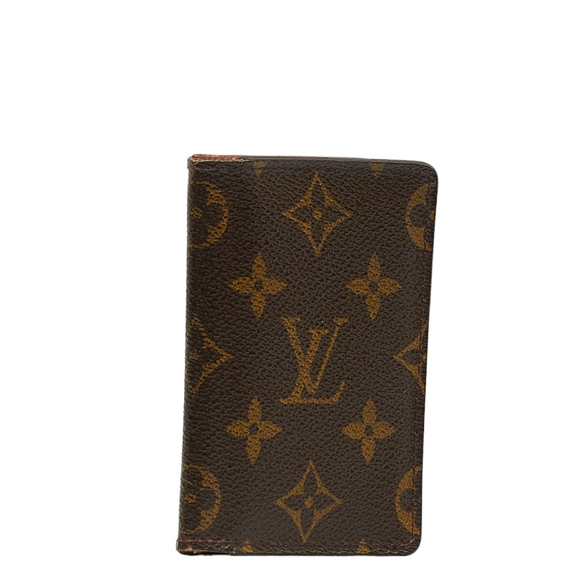 Louis Vuitton Monogram Organizer Du Posch Card Case M61732 Brown PVC Leather Louis Vuitton