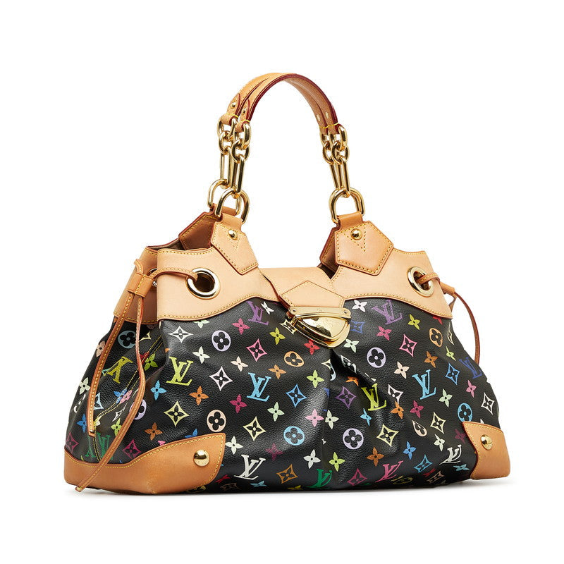 Louis Vuitton Multicolor Ursula Handbag M40124 Noir Black Multicolor PVC Leather Louis Vuitton