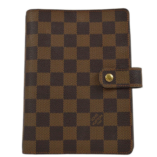 Louis Vuitton Damier Agenda MM Notebook Cover R20240 Small Good