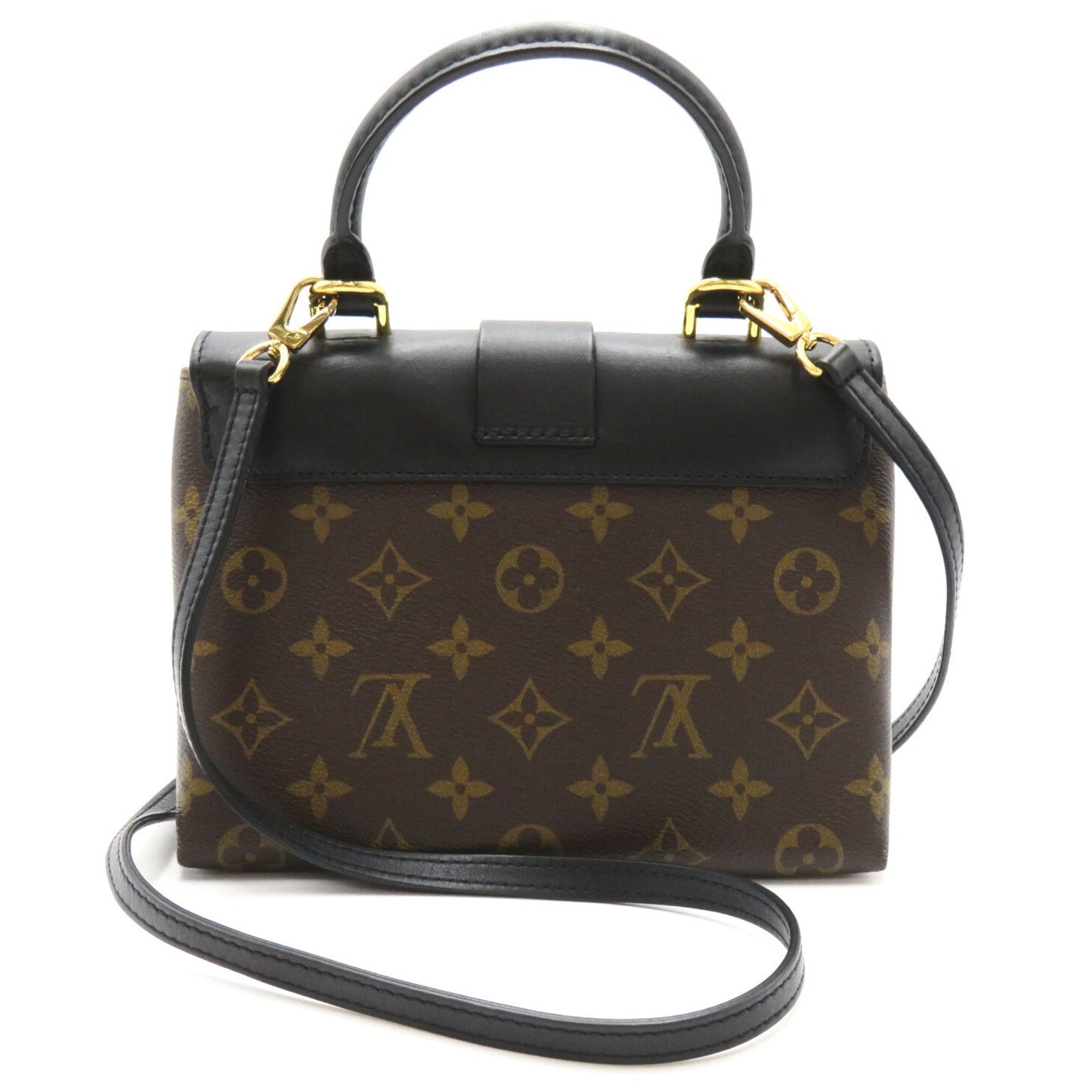 Louis Vuitton LOUIS Vuitton BB 2w Shoulder Bag 2way Shoulder Bag PVC Coated Canvas Leather Monogram Brown / Black M44141