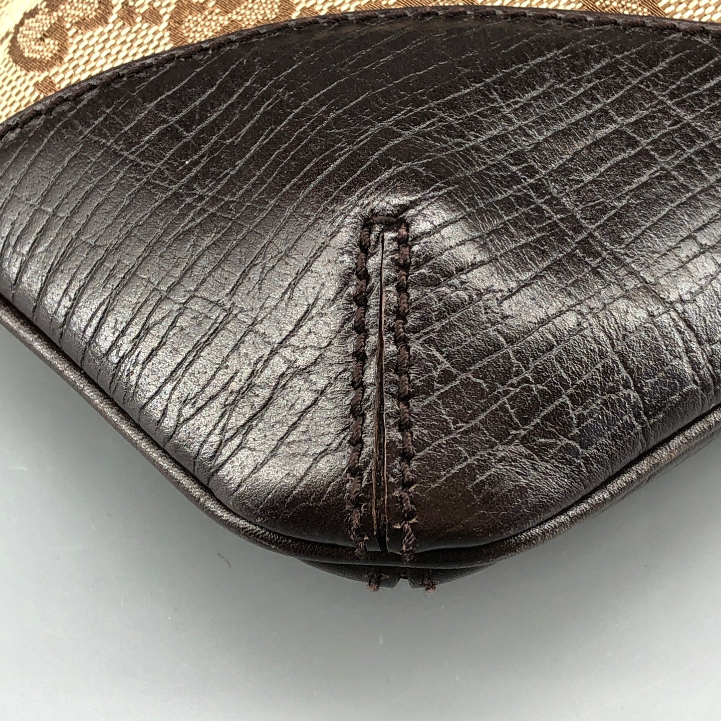 Gucci GG Canvas Crossbody Bag Brown/Beige