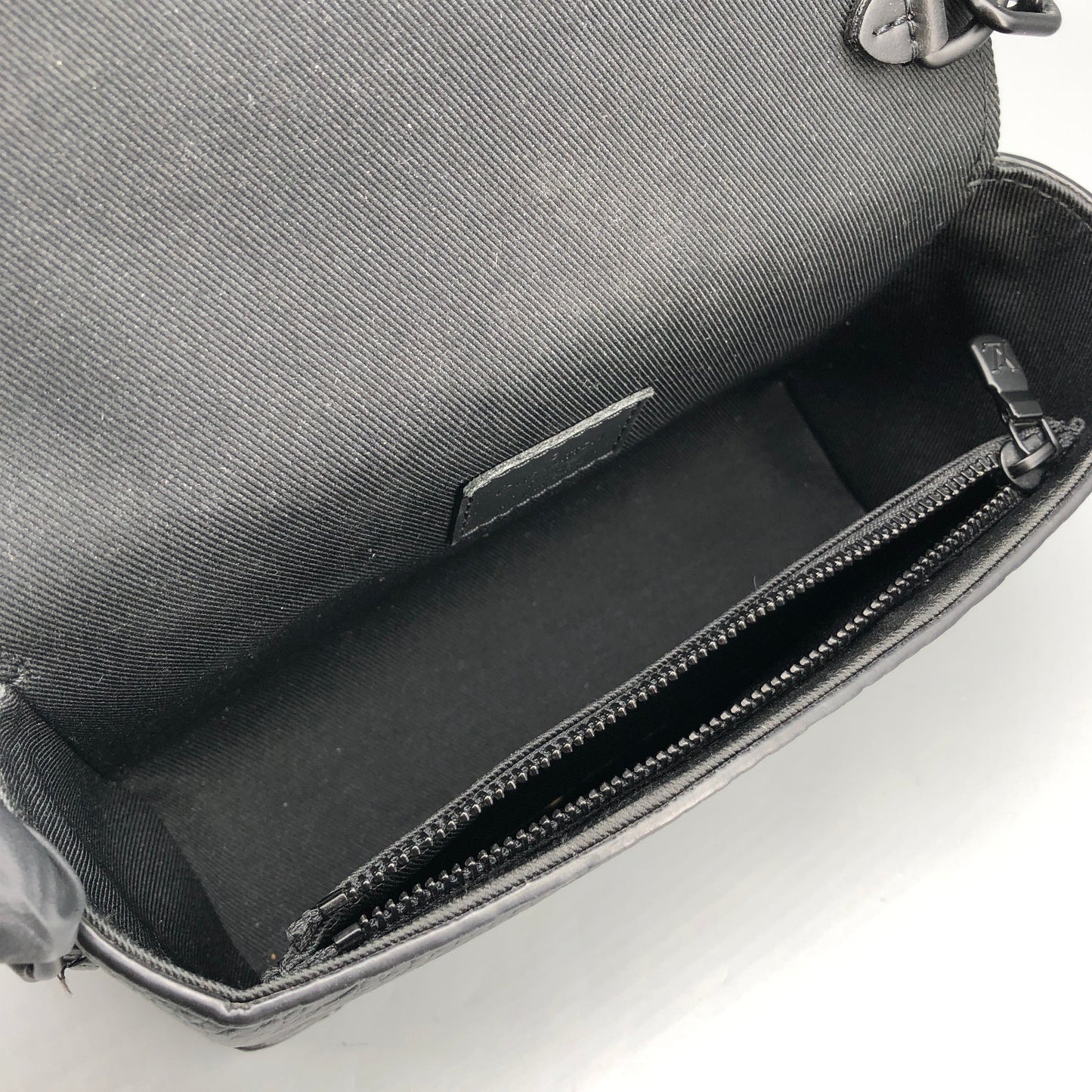 Louis Vuitton Monogram Taurillon Leather Steamer Crossbody Bag Black