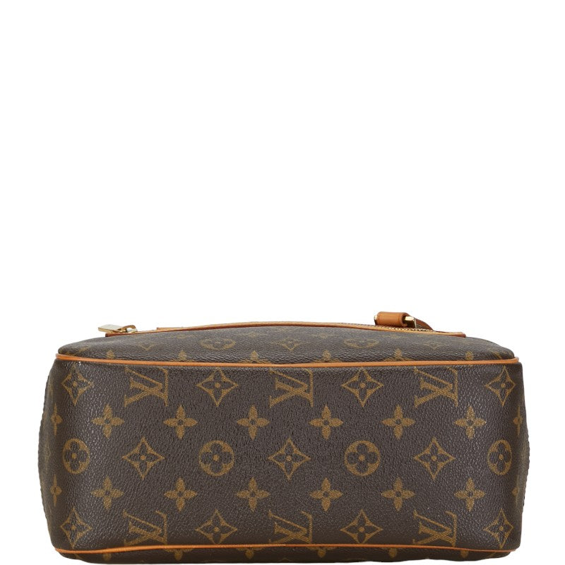 Louis Vuitton Monogram City MM Tote Bag M51182 Brown PVC Leather Louis Vuitton