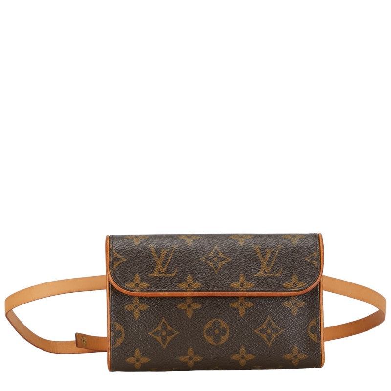 Louis Vuitton Monogram Pochette Florentine XS Waistbag M51855 Brown PVC Leather Louis Vuitton