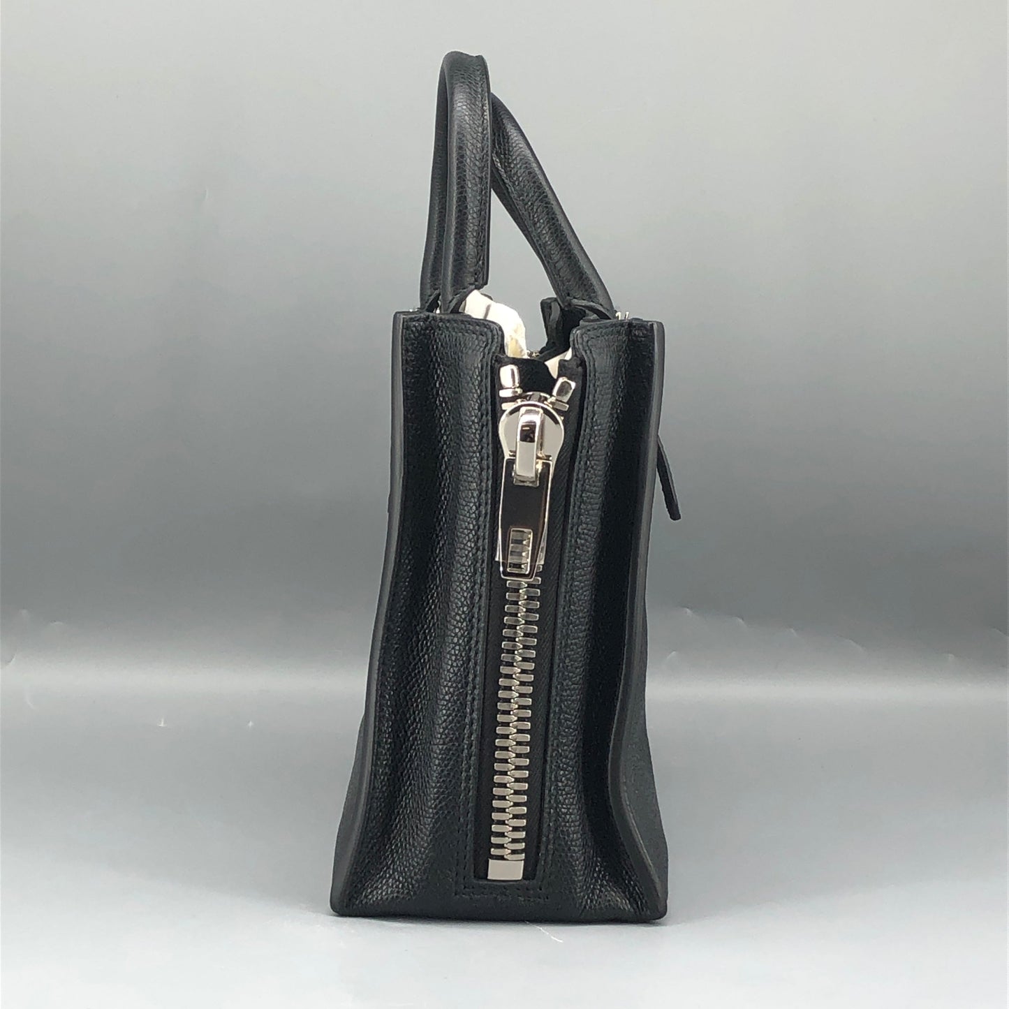 Balenciaga Everyday Small Tote Bag Black Grain Leather