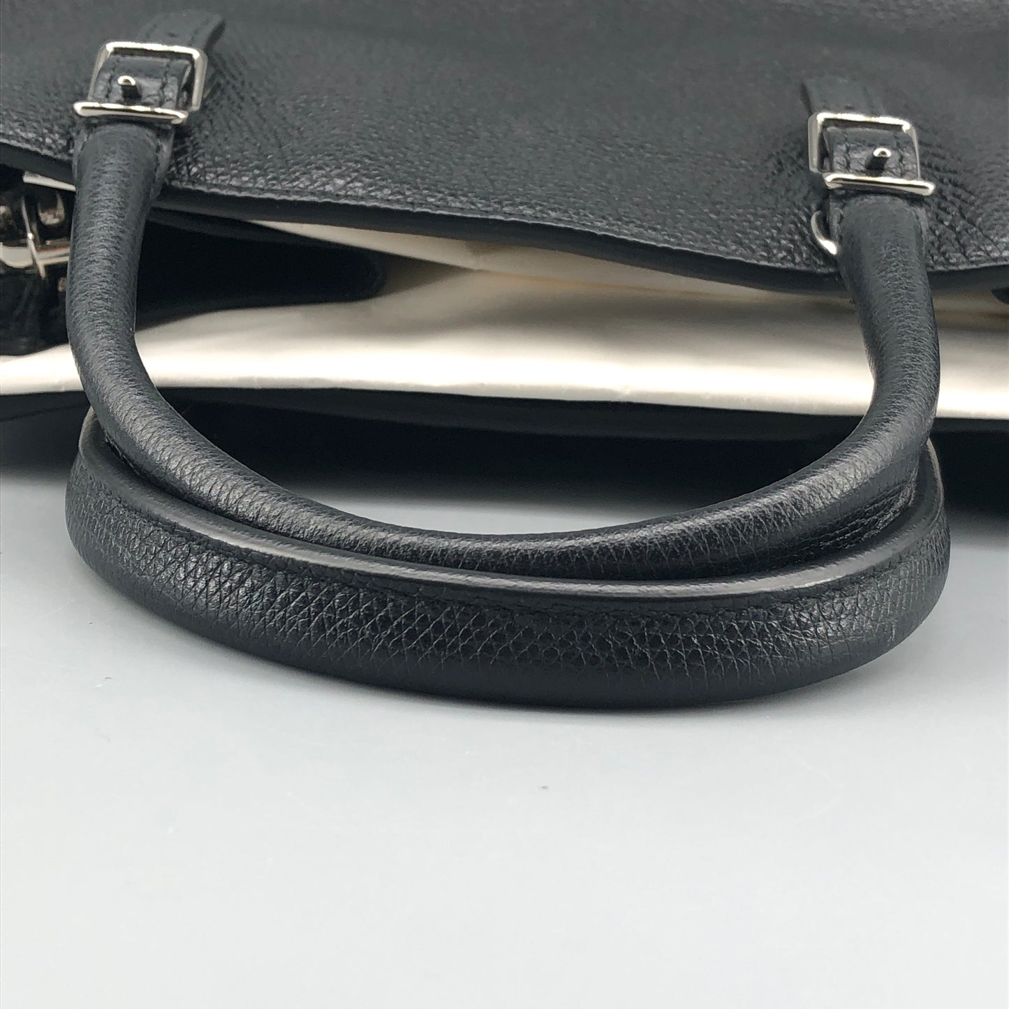 Balenciaga Everyday Small Tote Bag Black Grain Leather