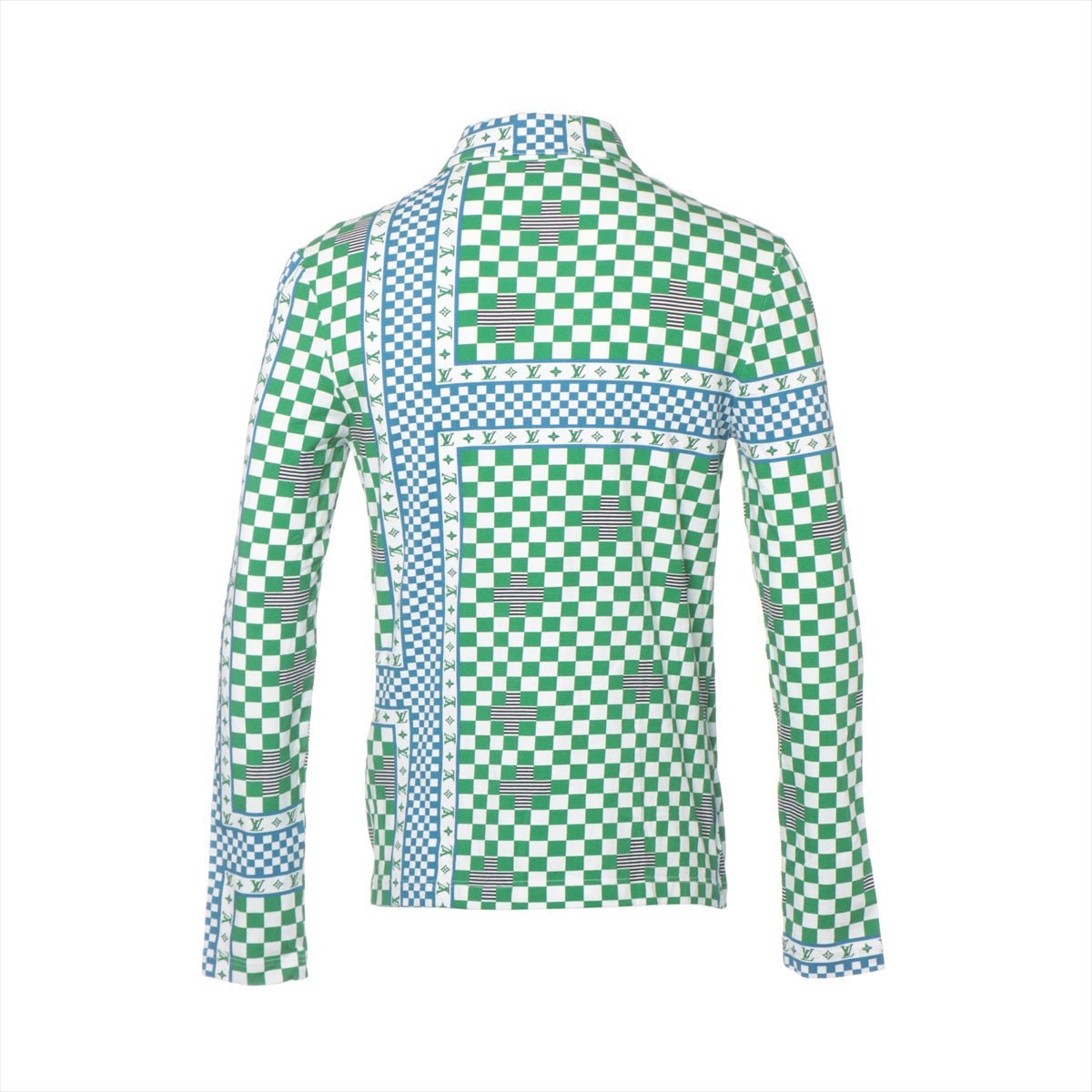 Louis Vuitton 22SS Cotton X Polyurethane M Mens Green X Blue Pride Slim RM221