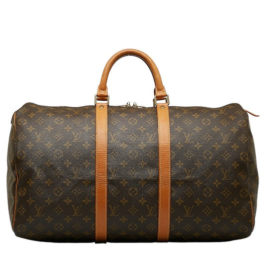 Louis Vuitton Monogram Keiphorus 50 Boston Bag Handbag M41426 Brown PVC Leather Louis Vuitton